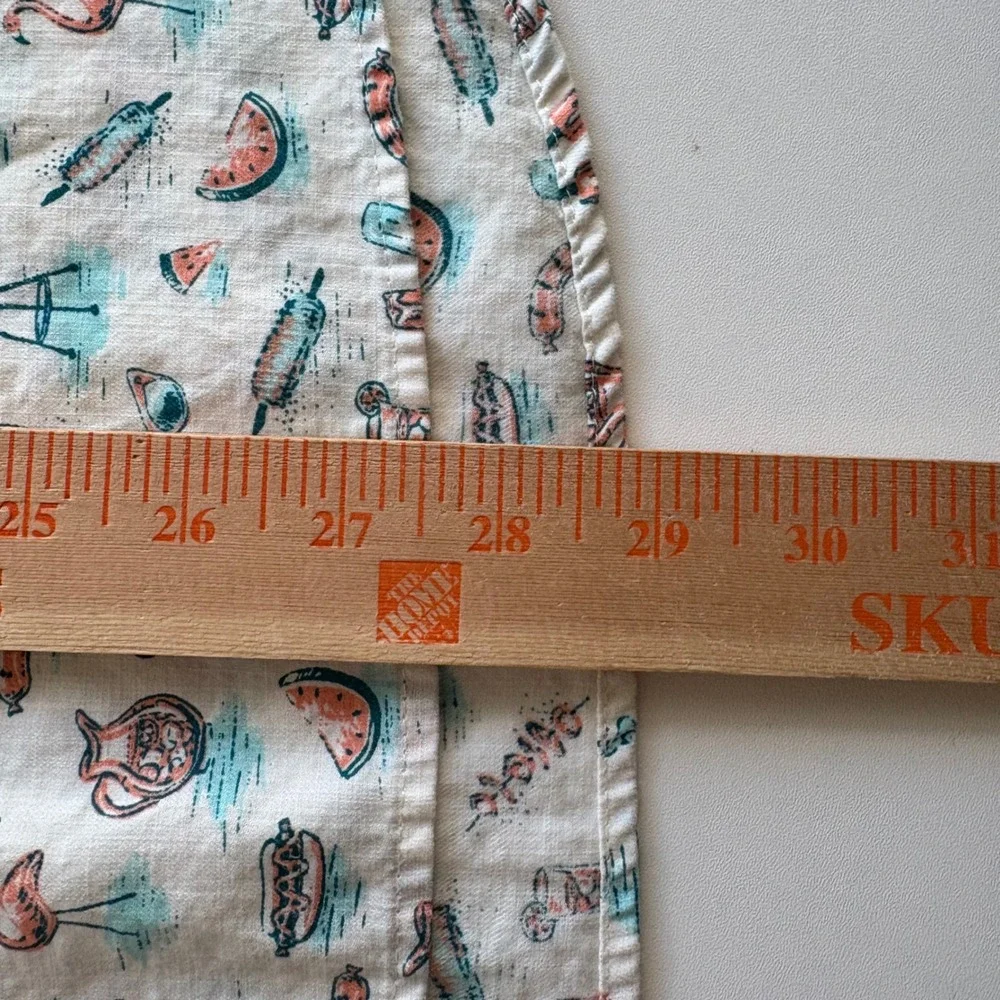 Duluth Trading Company XXL BBQ Flamingo Picnic Short Sleeve‎ Button Up Shirt - Picture 7 of 8